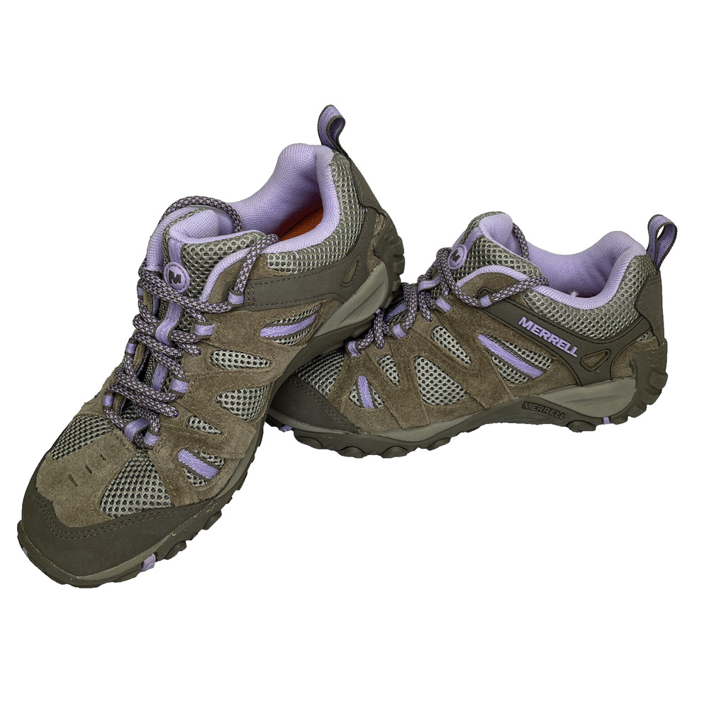 Merrell Yokota - Womens 6, Hiking Shoes - Trail Vent, Brindle Lavender VERY NICE